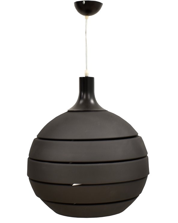 Lámpara CEPHEY, colgante, aluminio, color negro