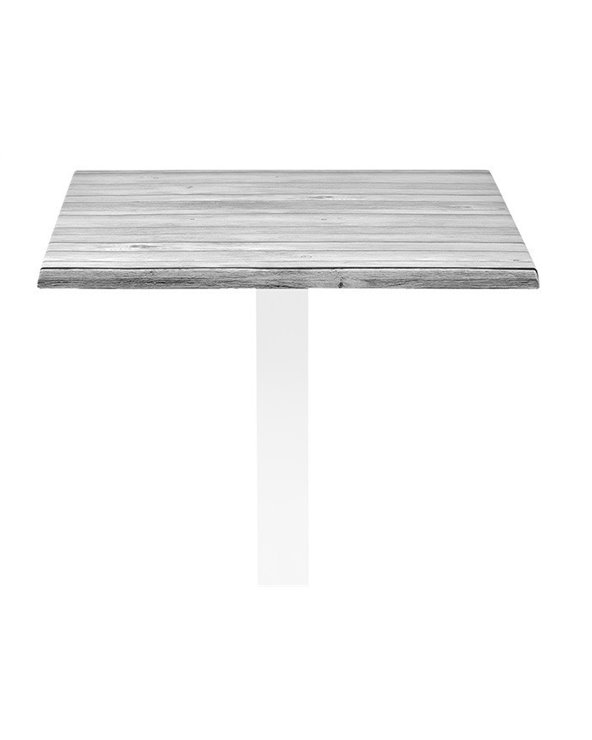 Tablero de mesa Werzalit Alemania, ANTIQUE WHITE 202, 80 x 80 cm*