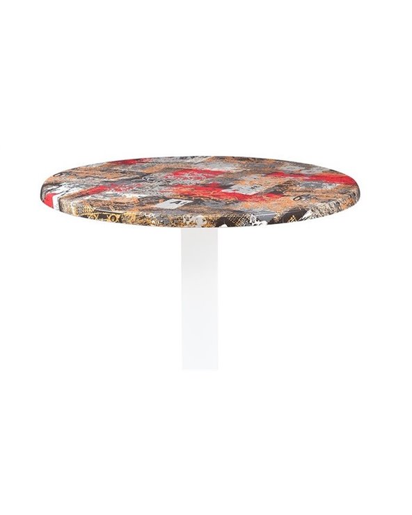 Tablero de mesa Werzalit Alemania, BABYLON 213, 70 cm de diámetro*