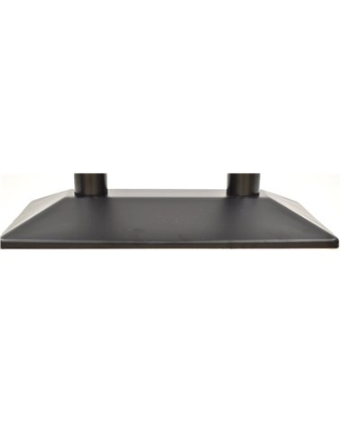 Set de 2 Bases de mesa SOHO, alta, rectangular, negra, 70x40x110 cm