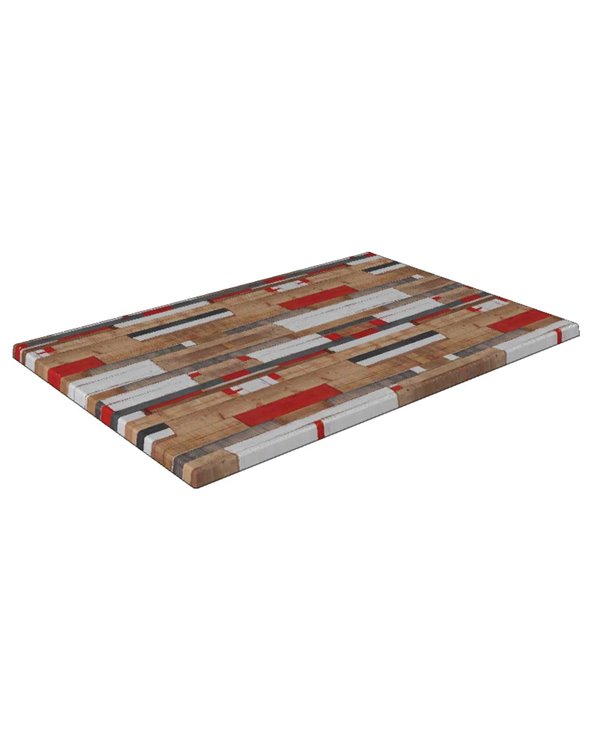 Set de Tablero de mesa Werzalit-Sm, KBANA RED 271, 110 x 70 cms*